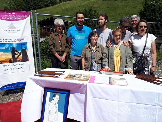 POSE DE LA 1ère PIERRE  «CHALET SYLVAND»