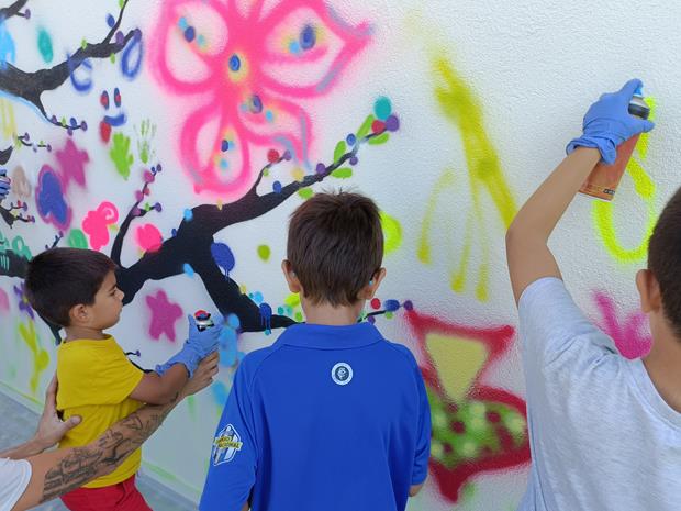 Une fresque collective à Vétraz-Monthoux