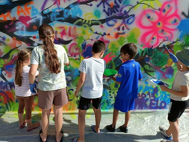 Une fresque collective à Vétraz-Monthoux