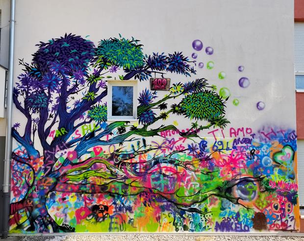 Une fresque collective à Vétraz-Monthoux