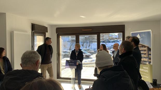 Inauguration du Quartz à Arâches-la-Frasse