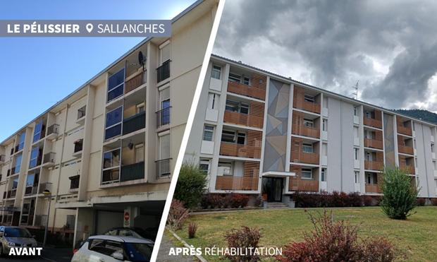 Inauguration de la réhabilitation énergétique Le Pélissier à Sallanches