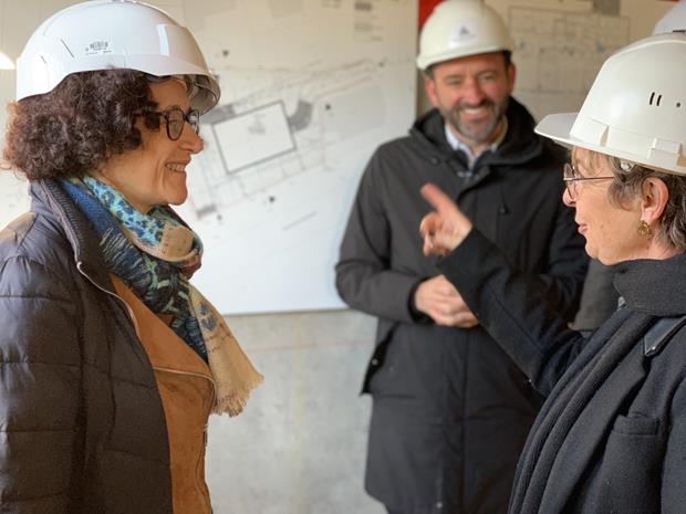 Visite de la Ministre en charge du logement sur l'un de nos chantiers