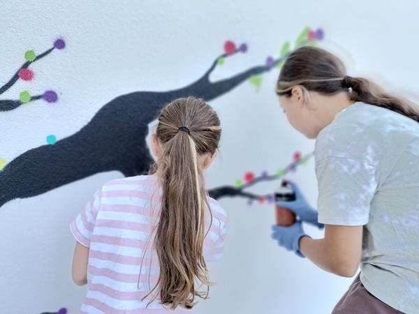 Une fresque collective à Vétraz-Monthoux