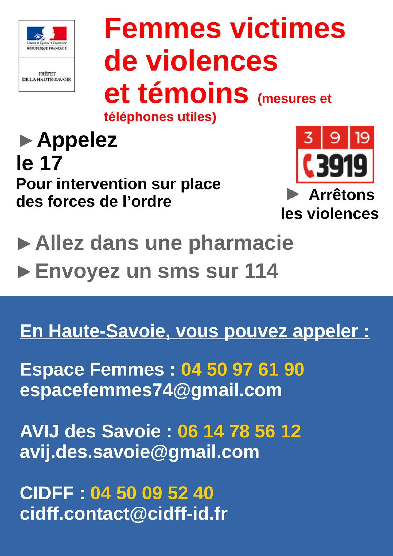 Campagne de lutte contre les violences faites aux femmes 