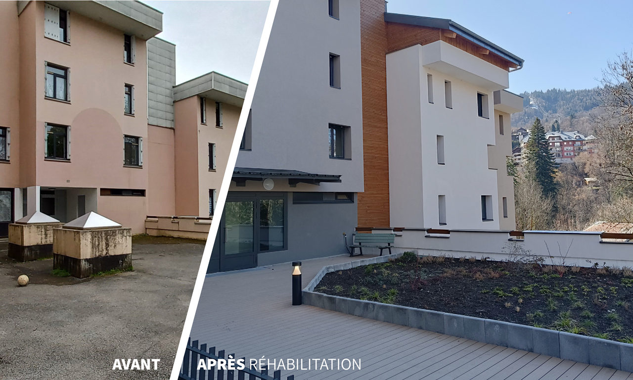 Réhabilitation et surélévation à Saint-Gervais