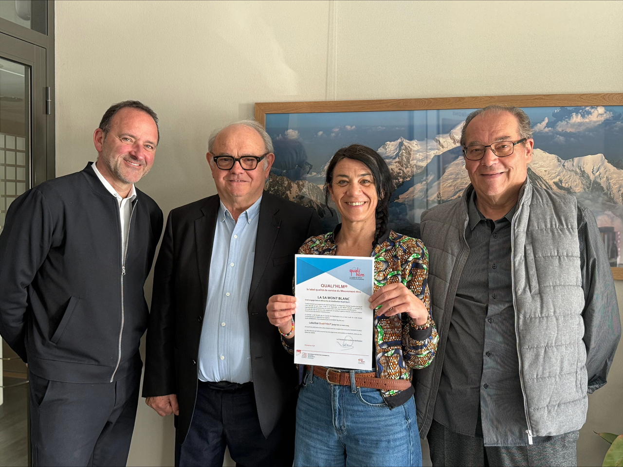 La SA MONT-BLANC obtient le label Quali'Hlm®